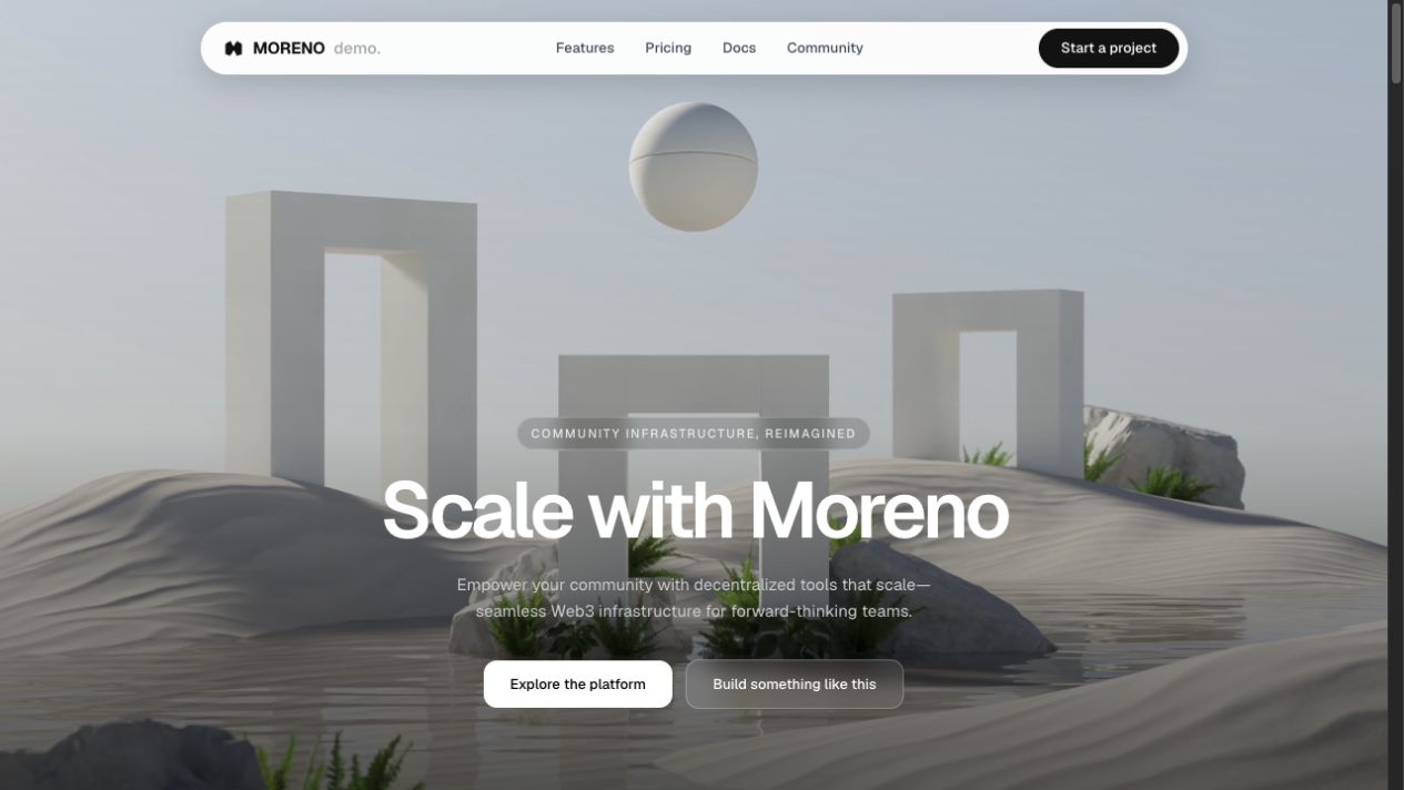 Scale With Moreno project showcase